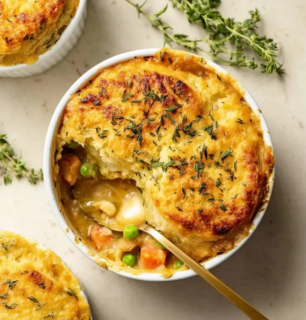 Seafood Pot Pie (with Cheddar Bay Crust) Recipe
