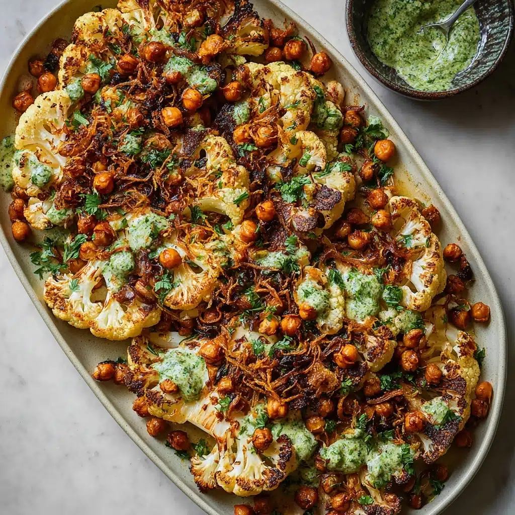 Cauliflower Steaks with Caramelized Shallots Recipe - Recipe Image