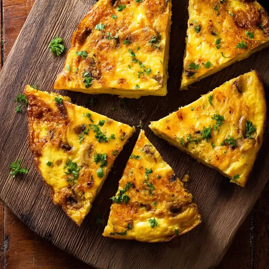 Spinach, Pumpkin, Fetta and Cottage Cheese Egg Bake Recipe - Recipe Image