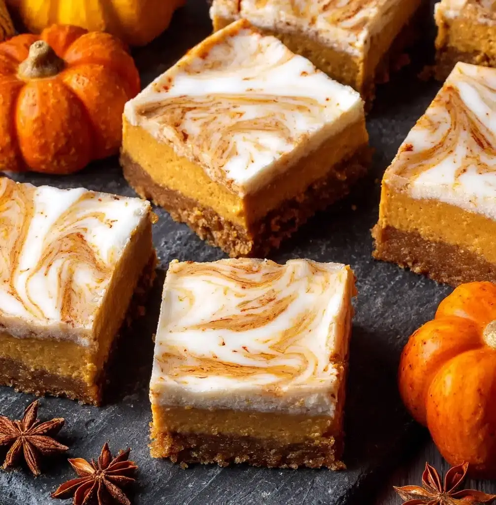 Pumpkin Cheesecake Bars Recipe