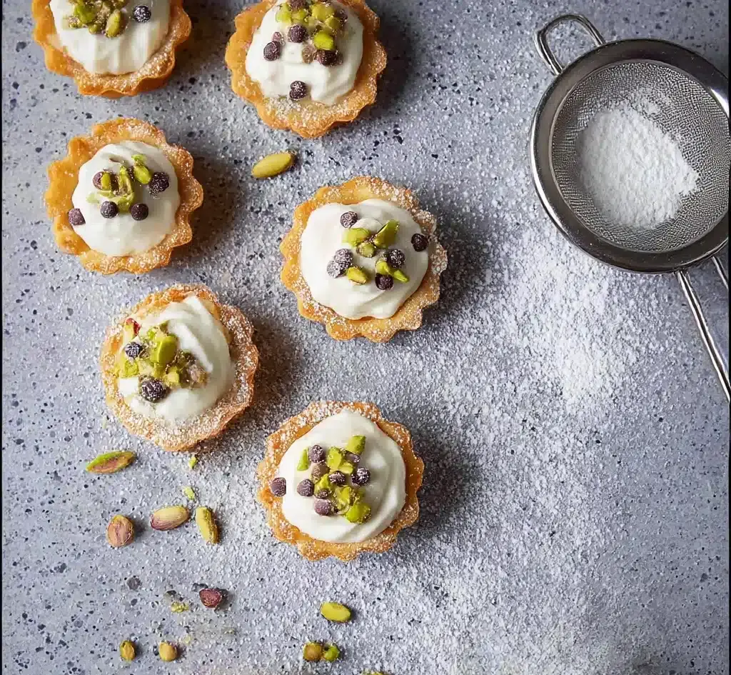 Mini Phyllo Cannoli Bites Recipe