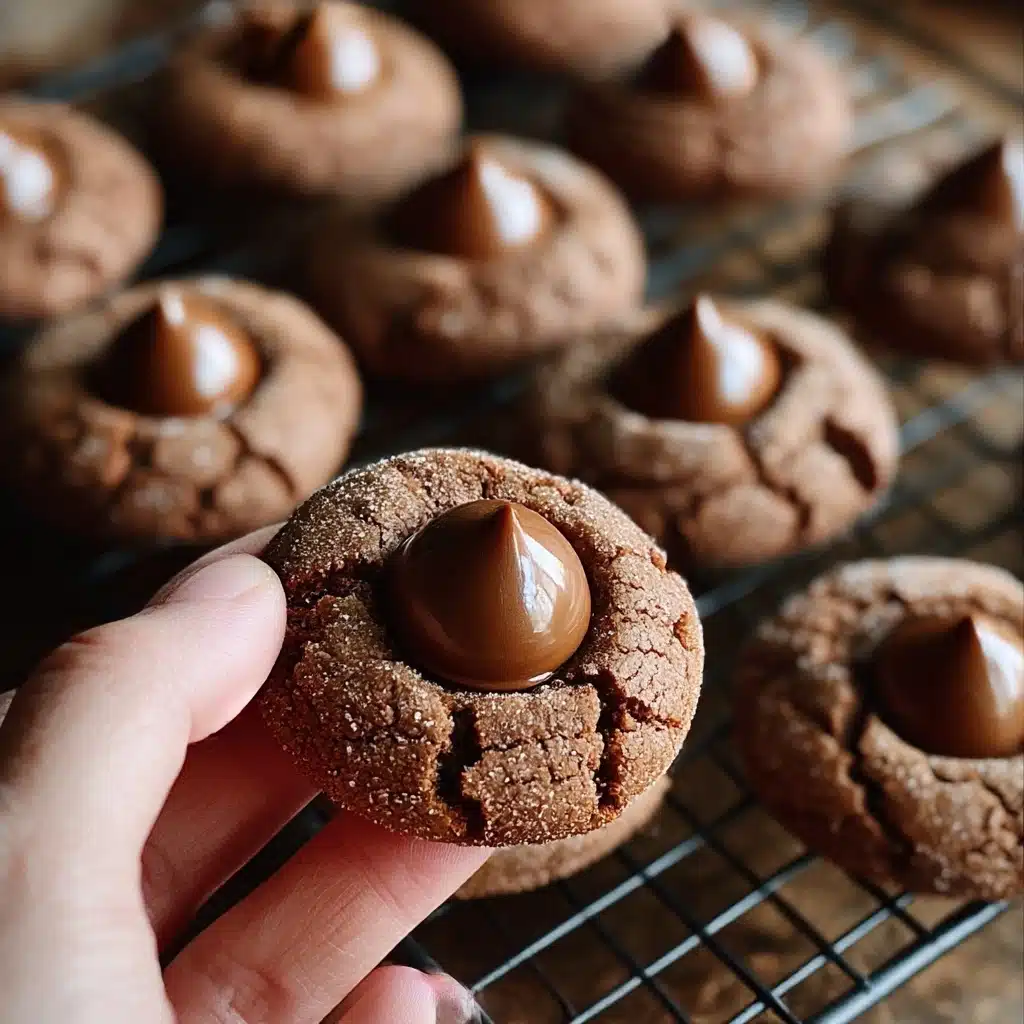Caramel Stuffed Chocolate Blossoms Recipe - Recipe Image