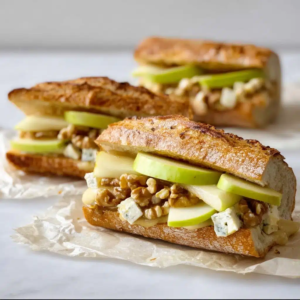 Apple Brie Baguette Sandwiches Recipe - Recipe Image
