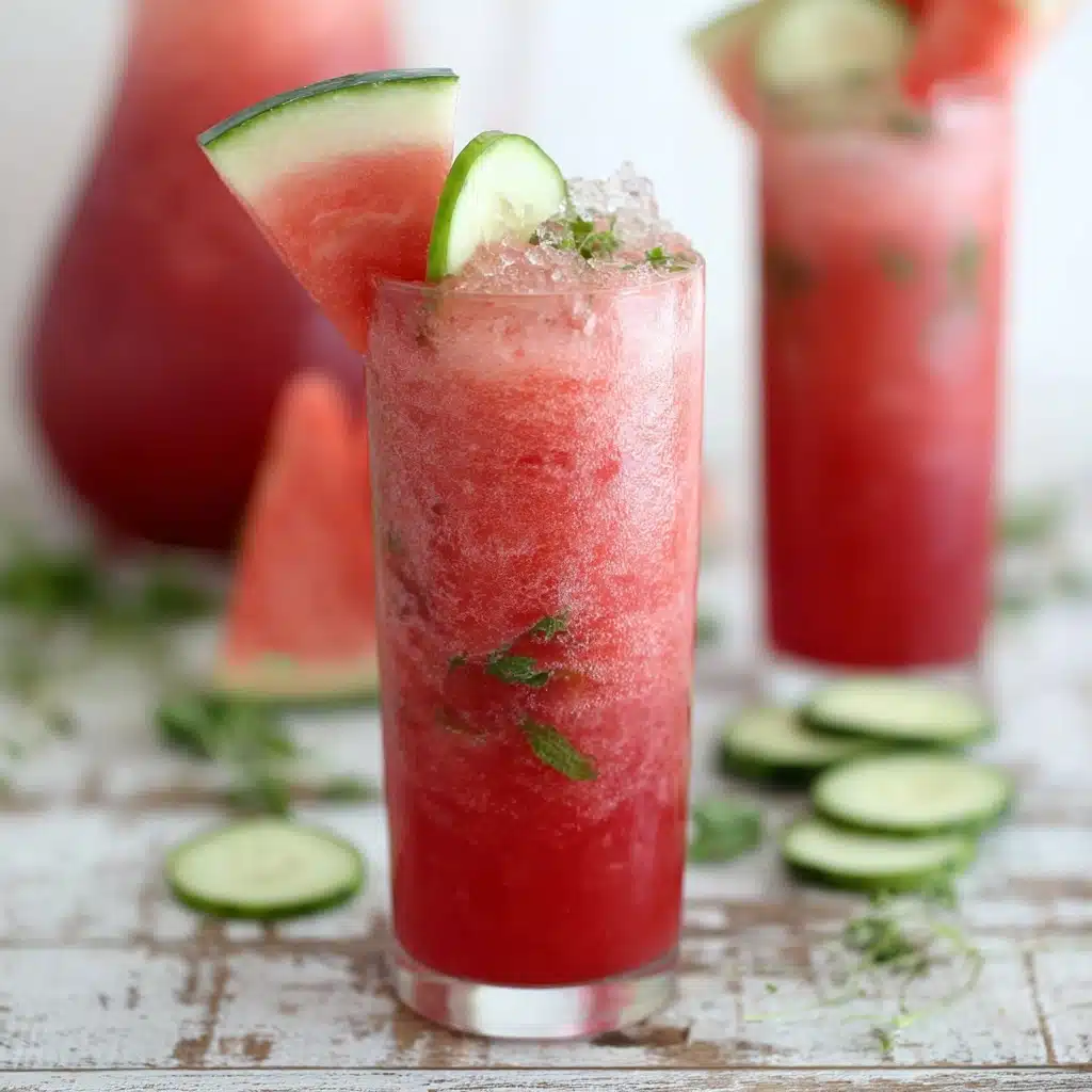Watermelon + Cucumber Cooler Recipe
