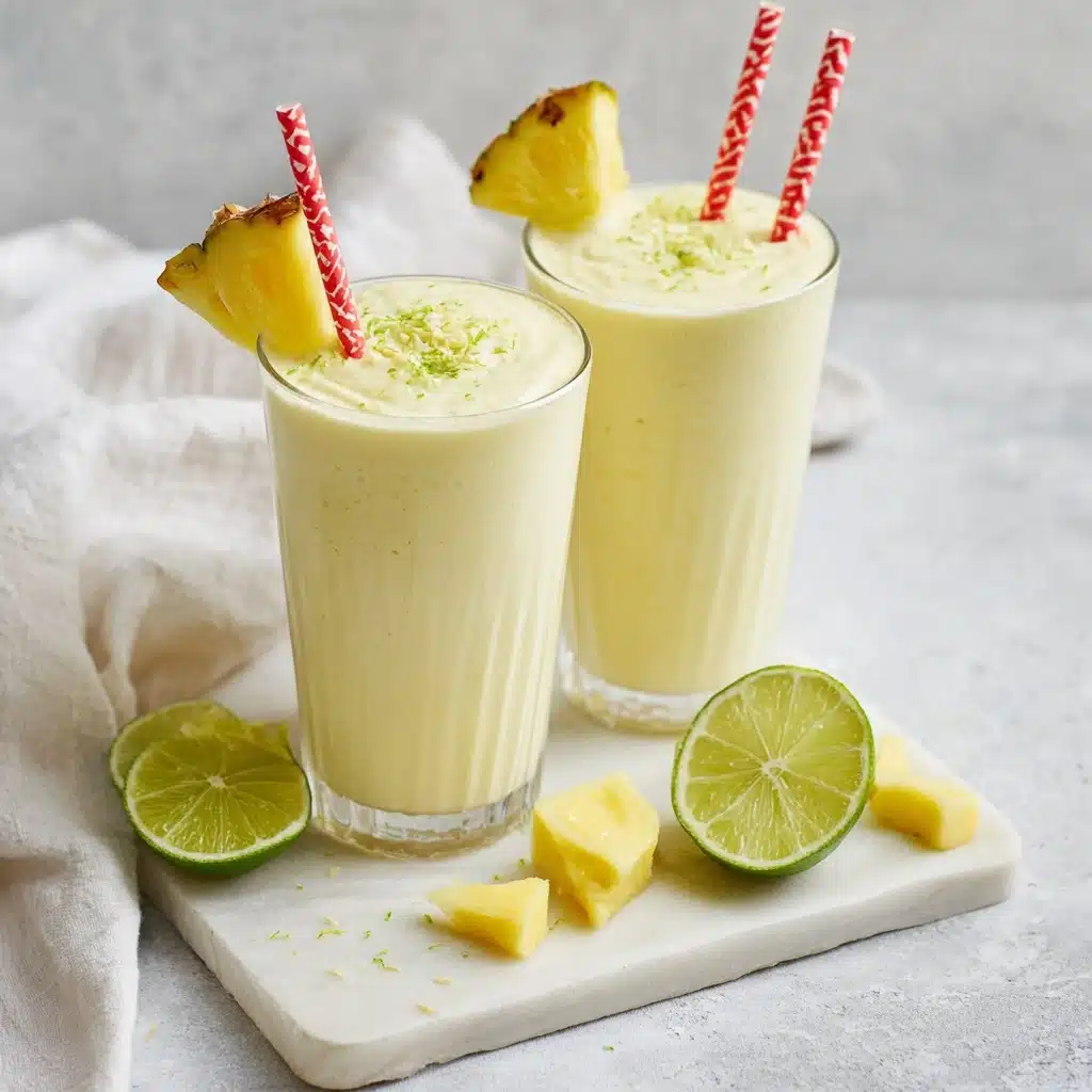 Pineapple Coconut Lime Smoothie Recipe