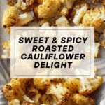 Sweet and Spicy Roasted Cauliflower Recipe