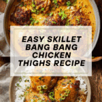 Skillet Bang Bang Chicken Thighs Recipe