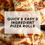 Low-Calorie Pizza Rolls (3-Ingredient Hack!) Recipe