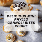 Mini Phyllo Cannoli Bites Recipe