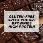 Greek Yogurt Brownies (Gluten Free, High Protein) Recipe
