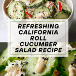 Easy California Roll Cucumber Salad Recipe