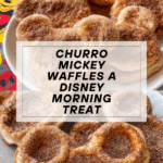 Churro Mickey Waffles Recipe