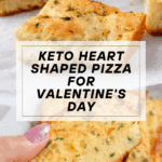Keto Valentine's Day Heart Shaped Pizza Recipe