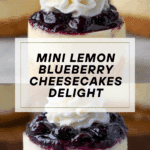 Juicy Mini Lemon Blueberry Cheesecakes Recipe
