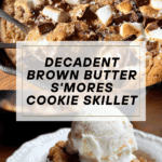 Brown Butter S'mores Chocolate Chip Cookie Skillet Recipe