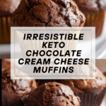 Keto Chocolate Cream Cheese Muffins Recipe