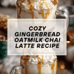 Gingerbread Oatmilk Chai Tea Latte Recipe