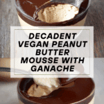 Vegan Peanut Butter Mousse (with a Chocolate Ganache!) Recipe