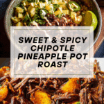 Crockpot Chipotle Pineapple Pot Roast Bowls Recipe