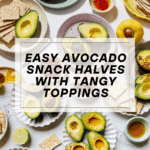 Easy Avocado Snack Halves with Toppings Recipe