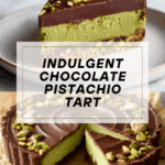 Chocolate Pistachio Ganache Tart Recipe