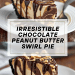 Decadent Chocolate Peanut Butter Swirl Pie Recipe