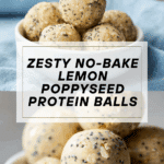 No-Bake Lemon Poppyseed Protein Balls Recipe