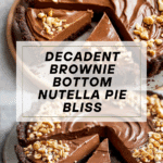 Brownie Bottom Nutella Pie Recipe