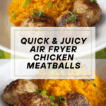 Air Fryer Chicken Meatballs Recipe