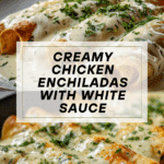 CHICKEN ENCHILADAS WITH SOUR CREAM WHITE SAUCE Recipe