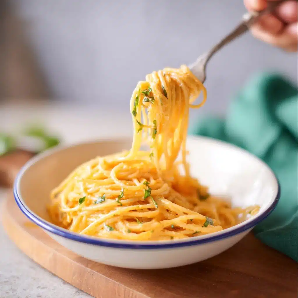 10-Minute Vegan Pumpkin Pasta Recipe - Recipe Image