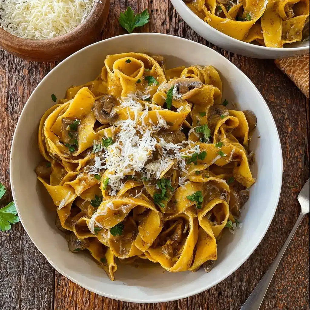 Mushroom Ragù Pappardelle Recipe