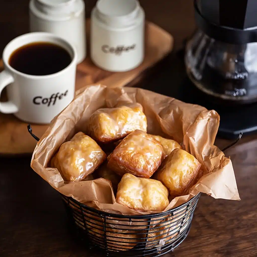 Glazed Coffee Beignets Recipe - Recipe Image