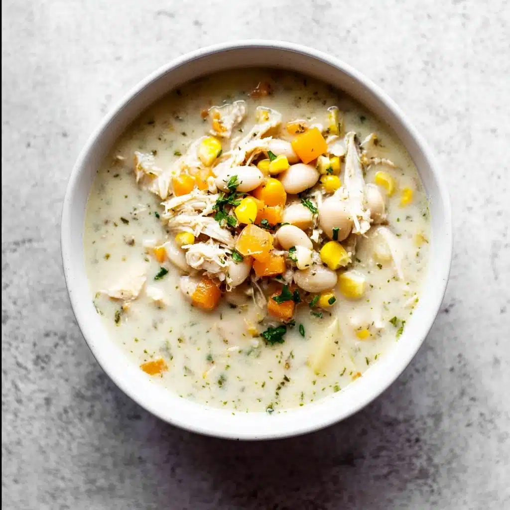 Creamy Corn and Sweet Potato Chicken Chili Recipe - Recipe Image