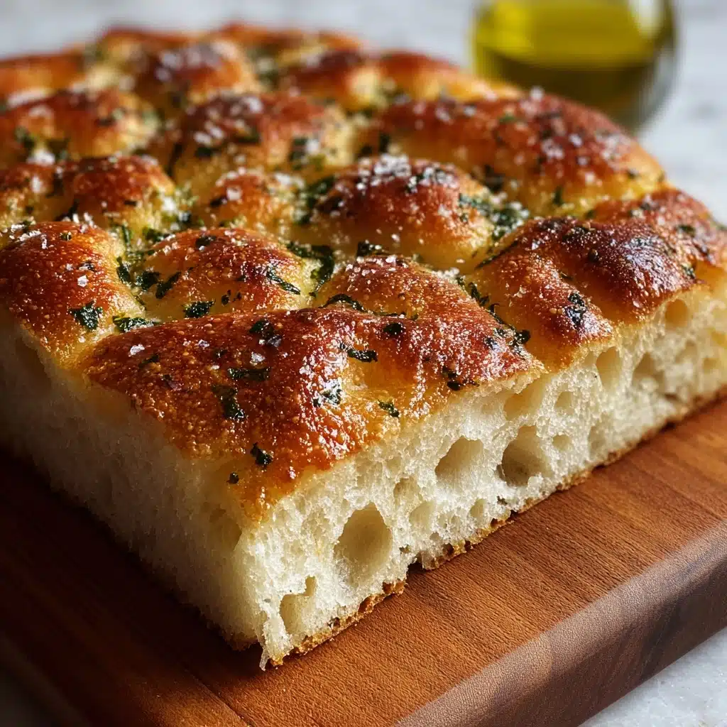 Garlic Parmesan Focaccia Recipe