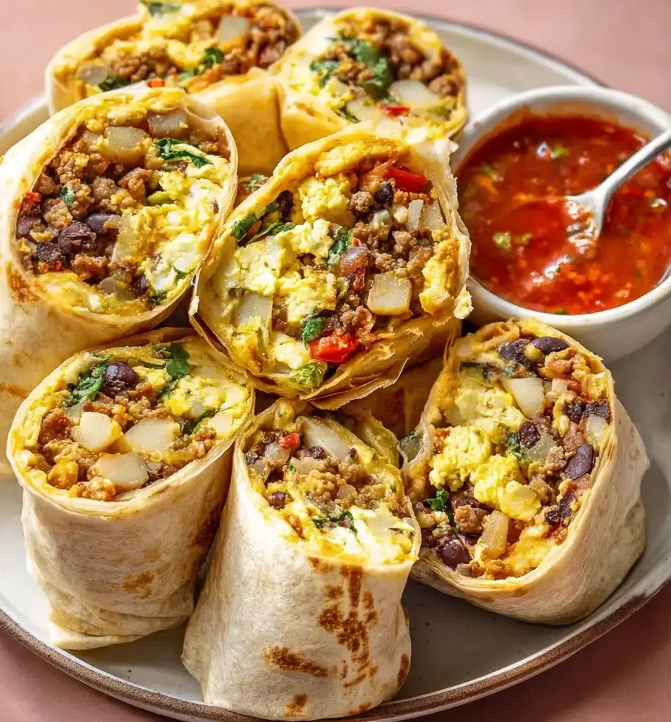 High Protein Breakfast Burrito Recipe