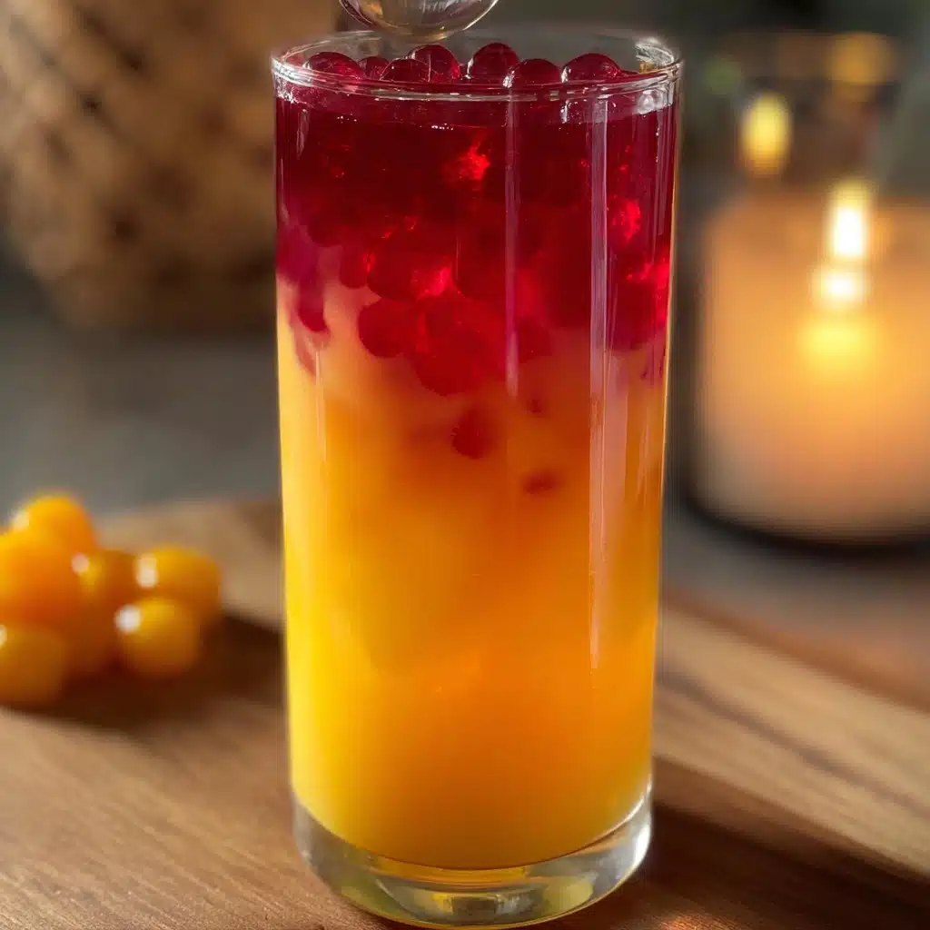 Mango Hibiscus Iced Tea Recipe - Recipe Image