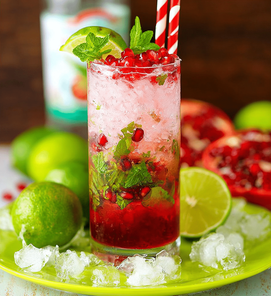 Pomegranate Mojitos Recipe
