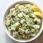 Creamy Potato Salad with Peas and Dill Recipe