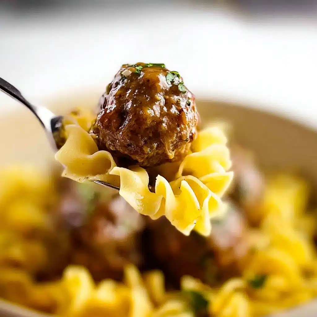 Crockpot Meatballs and Gravy Recipe - Recipe Image