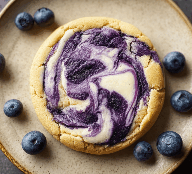 Easy Blueberry Cheesecake Swirl Cookies Recipe