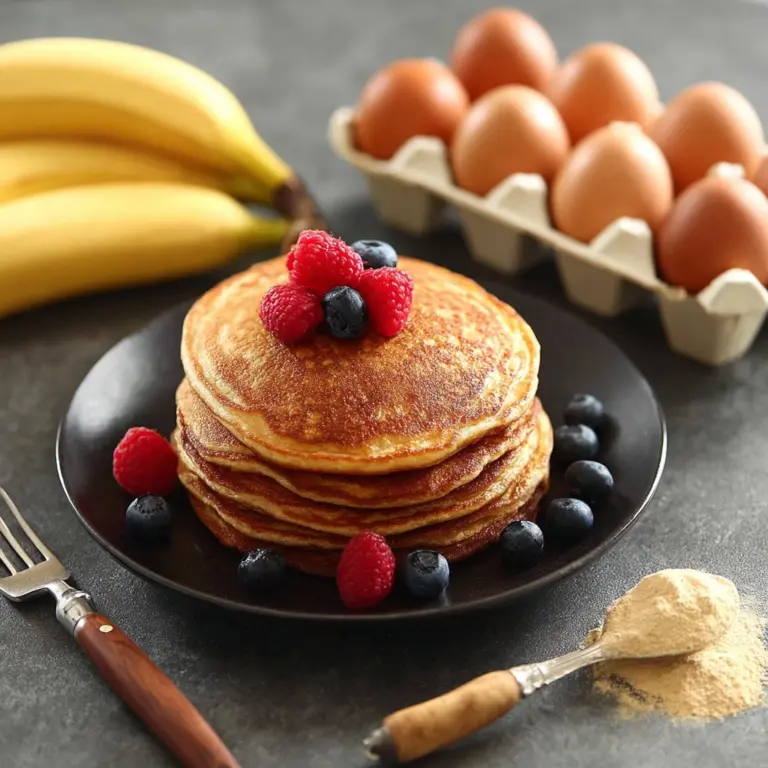 3-Ingredient Peanut Flour Pancakes Recipe