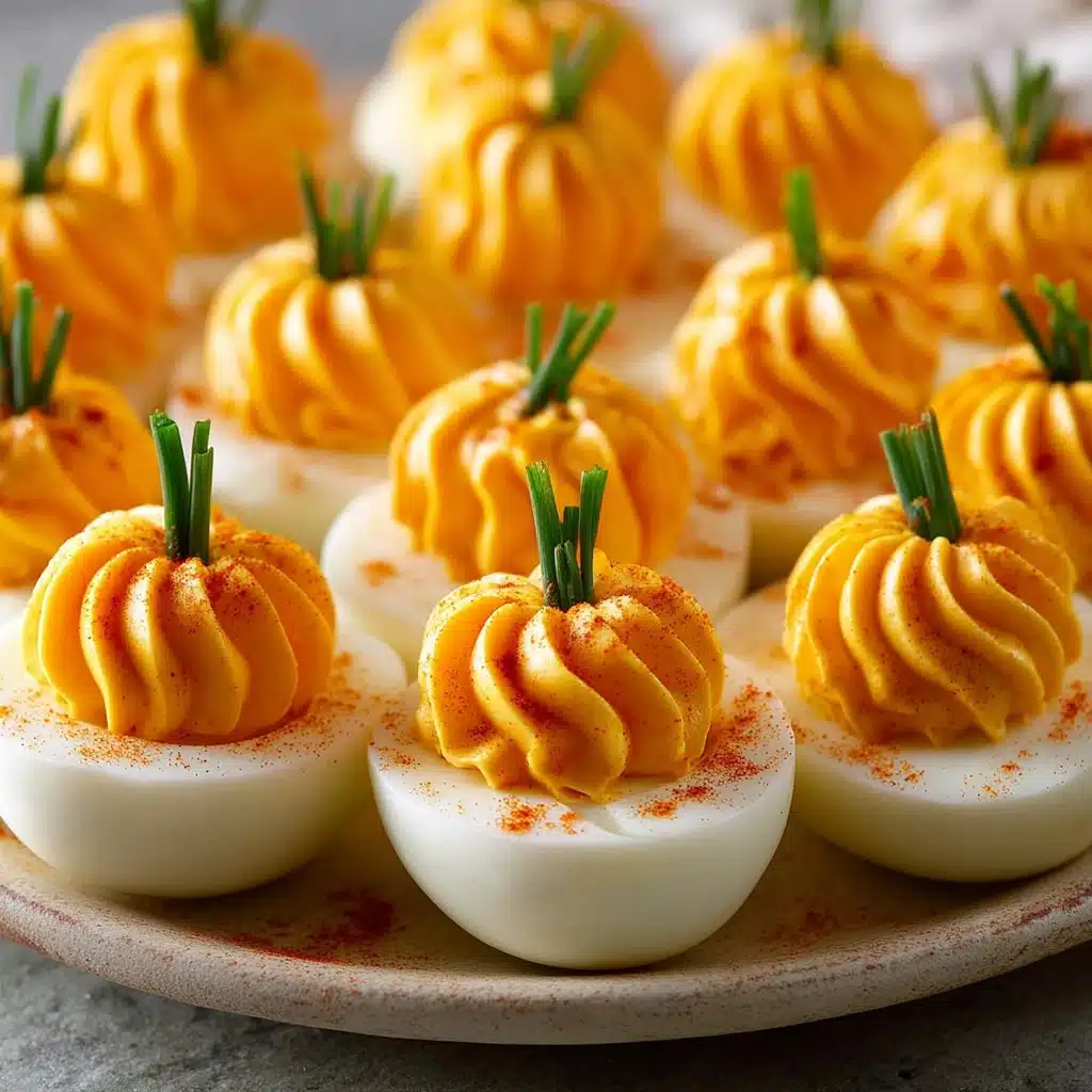 Pumpkin Patch Deviled Eggs Recipe