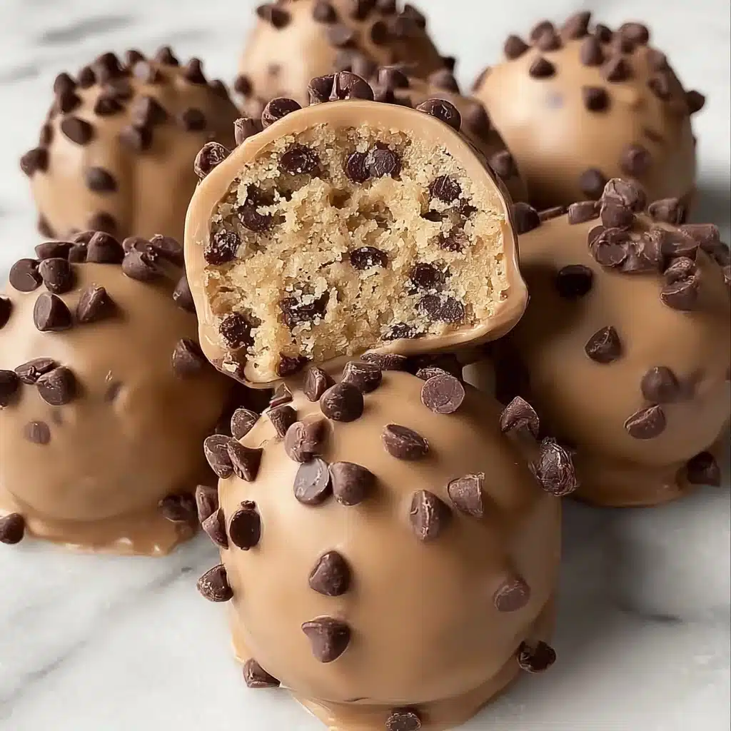 Chocolate Chip Cookie Dough Protein Balls! Recipe