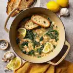 Creamy Lemon Garlic Butter Beans Recipe