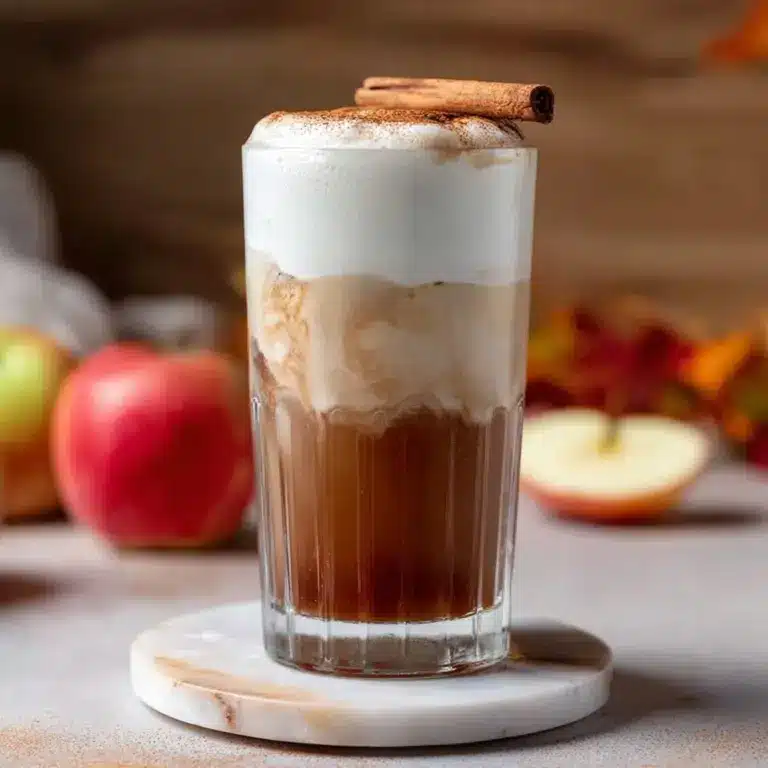 Iced Apple Crisp Nondairy Cream Chai Latte Recipe