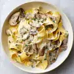 Chicken Mushroom Fettuccine Alfredo Recipe