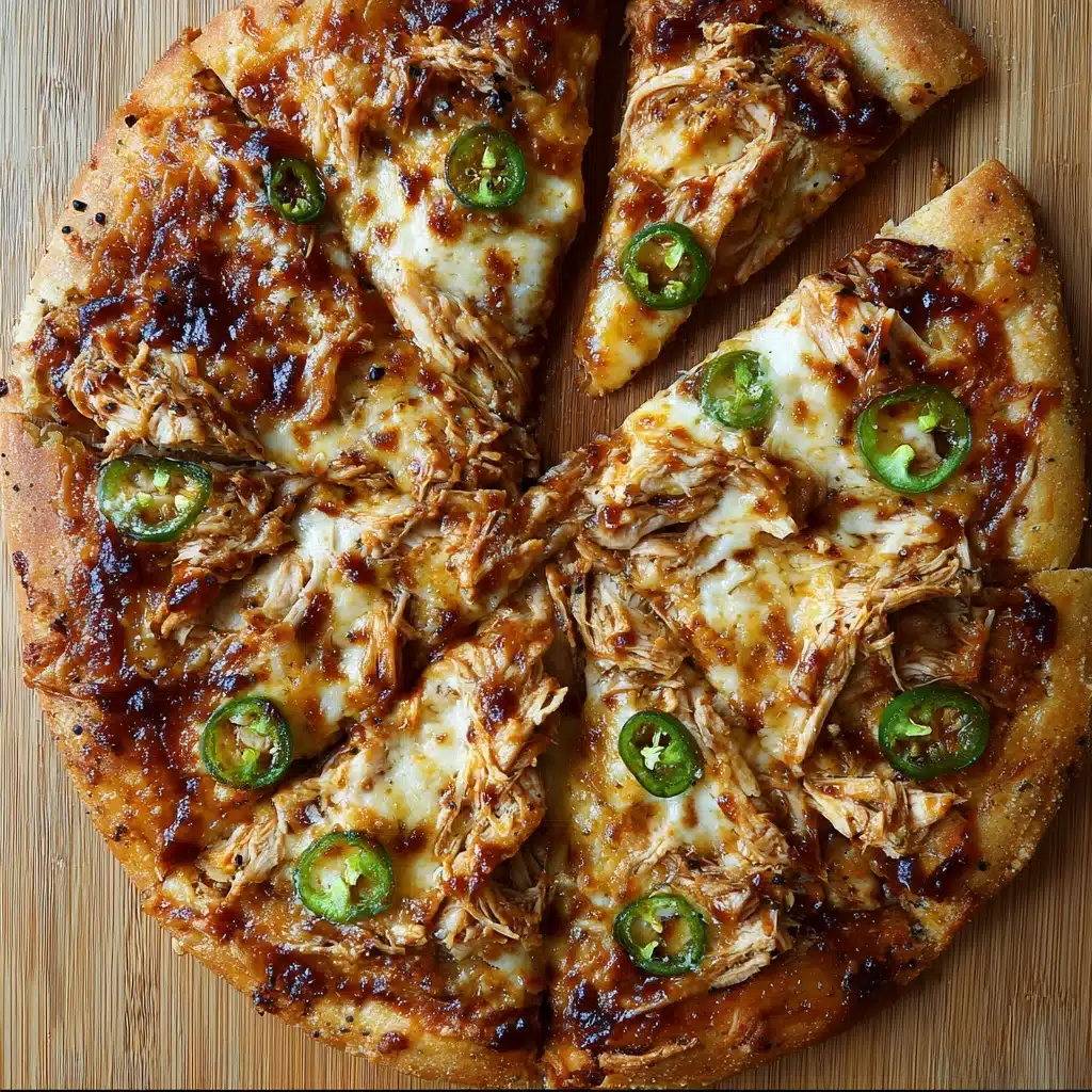 Spicy Chicken and Jalapeño Pizza Recipe - Recipe Image