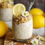 Lemon Cheesecake Overnight Oats Recipe