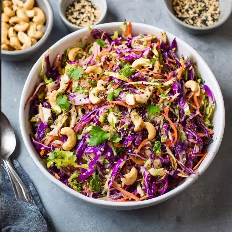 Asian Slaw with Sesame Ginger Dressing Recipe